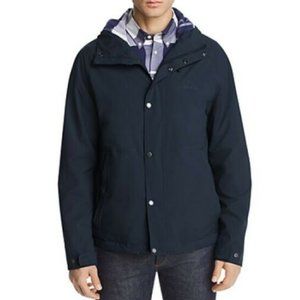 Barbour Noden Hooded Softshell Jacket Mens Navy